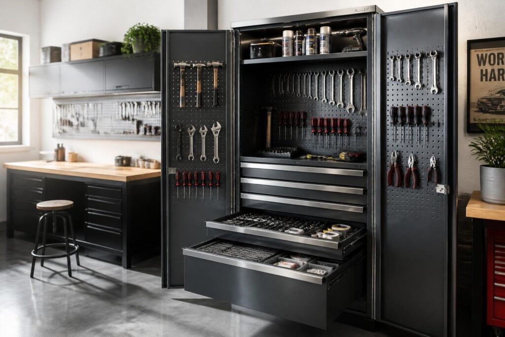 découvrez comment choisir l’armoire pour outillage idéale pour organiser parfaitement votre atelier et optimiser votre espace de travail.
