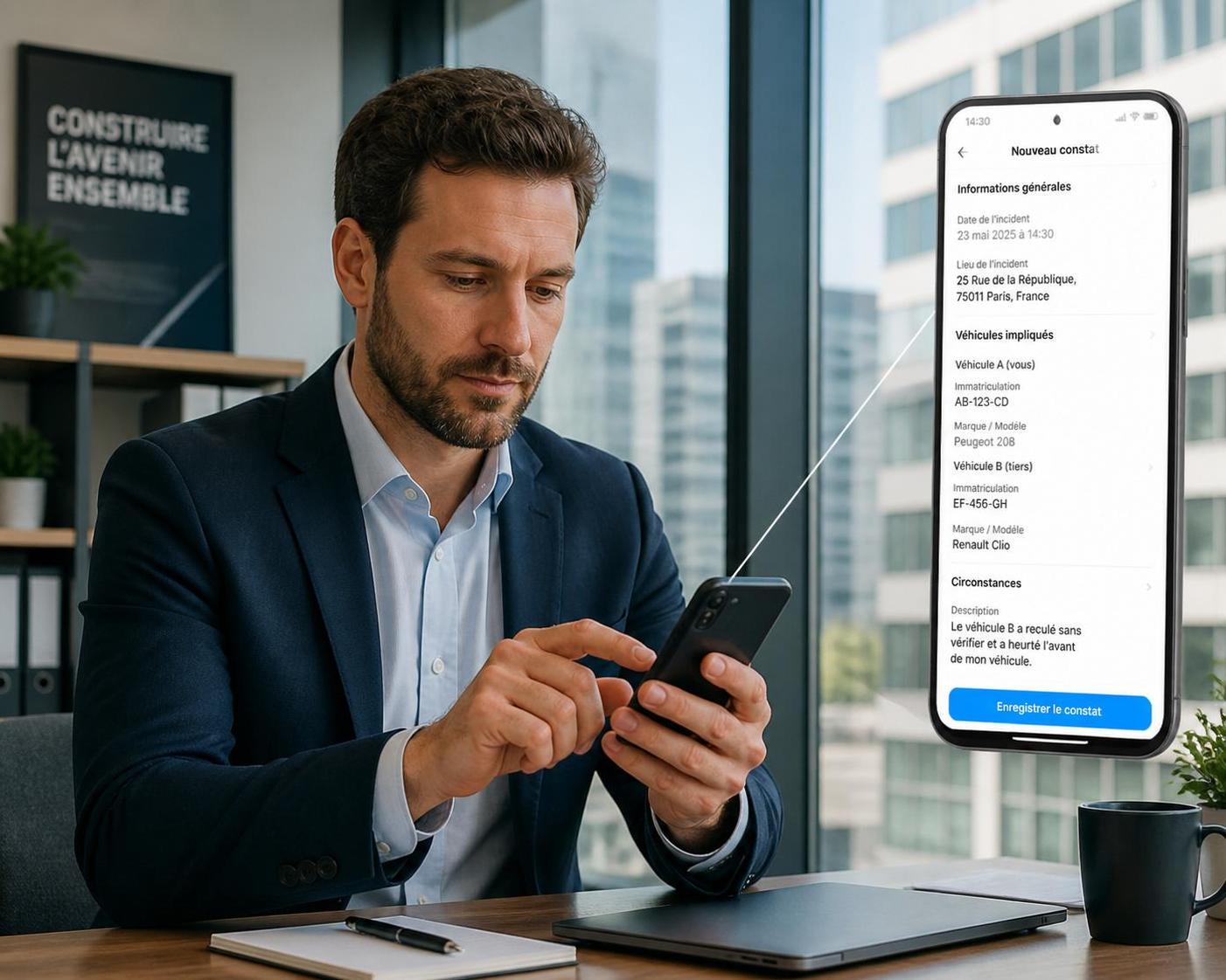 apprenez à réaliser un constat en ligne rapidement et en toute sécurité grâce à notre guide simple et efficace.