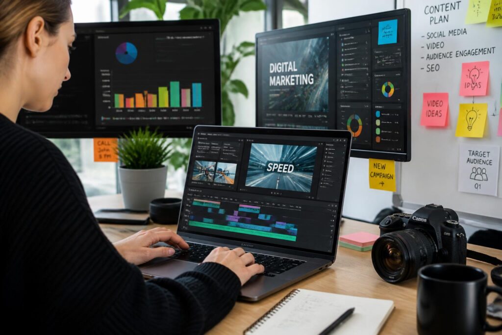 découvrez playplay, l'outil ultime pour créer rapidement des vidéos marketing percutantes et professionnelles sans effort.