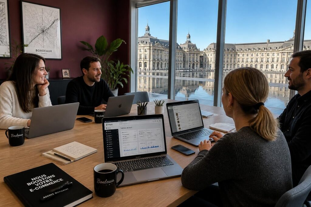 agence shopify à bordeaux spécialisée dans le développement et l'optimisation de boutiques en ligne. boostez votre e-commerce avec l'expertise de nos professionnels locaux.