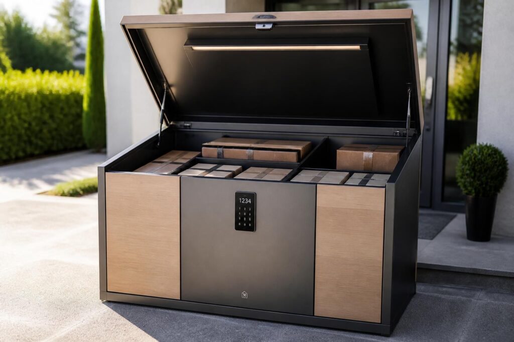 découvrez notre boîte à colis xxl alliant espace, style et sécurité pour optimiser la réception de vos colis en toute tranquillité.